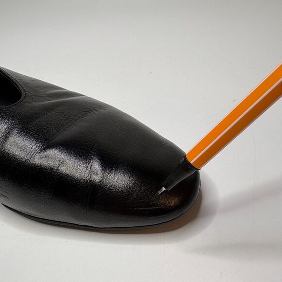 JEFFREY CAMPBELL Black Ballet Flats Stylish Modern Look Womens Size 8.5 - Picture 8 of 9